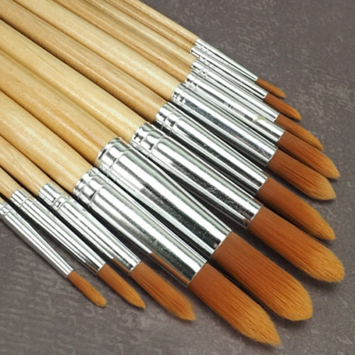Professionele penselenset - 12 delig - Penselen