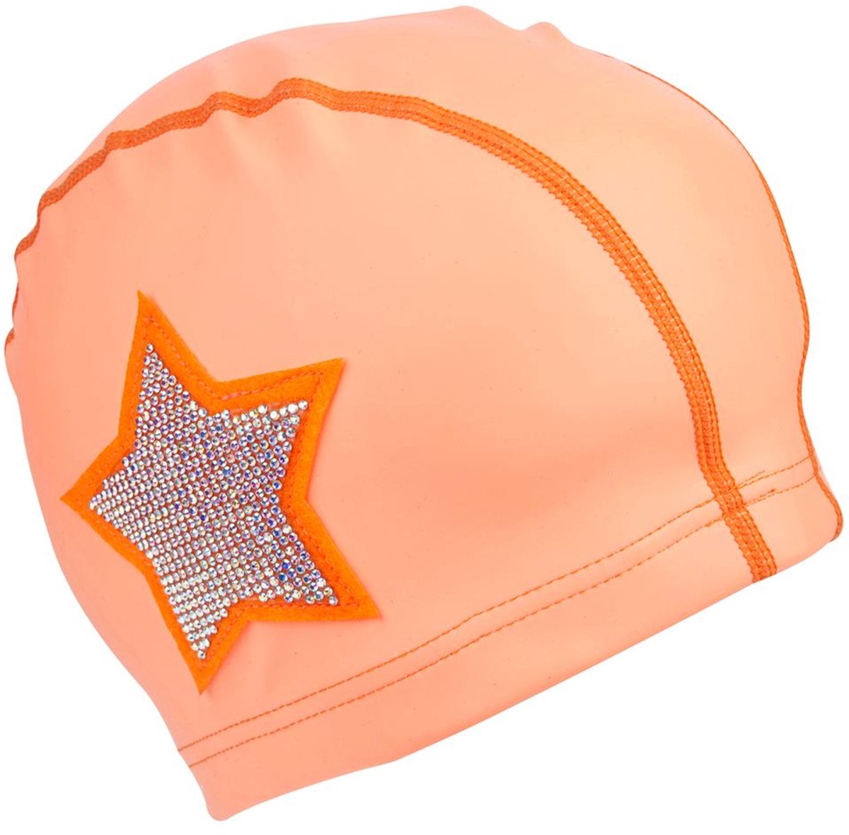 Bling2O badmuts voor kinderen - Koraal Ster zwemmuts multicolor.