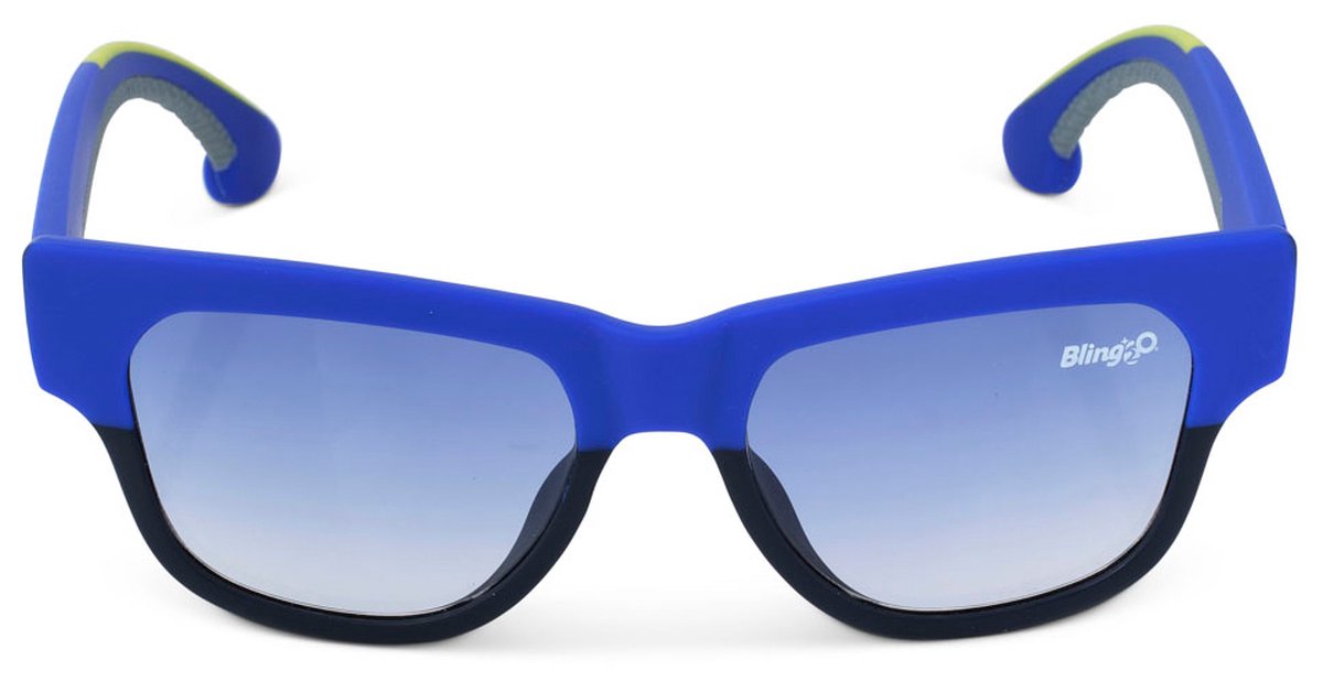 Bling2o ZONNEBRIL: FIRE ISLAND BEACH - Royal Sunrays, siliconen, 100% UV bescherming, in doorzichtige bewaardoos, 3+