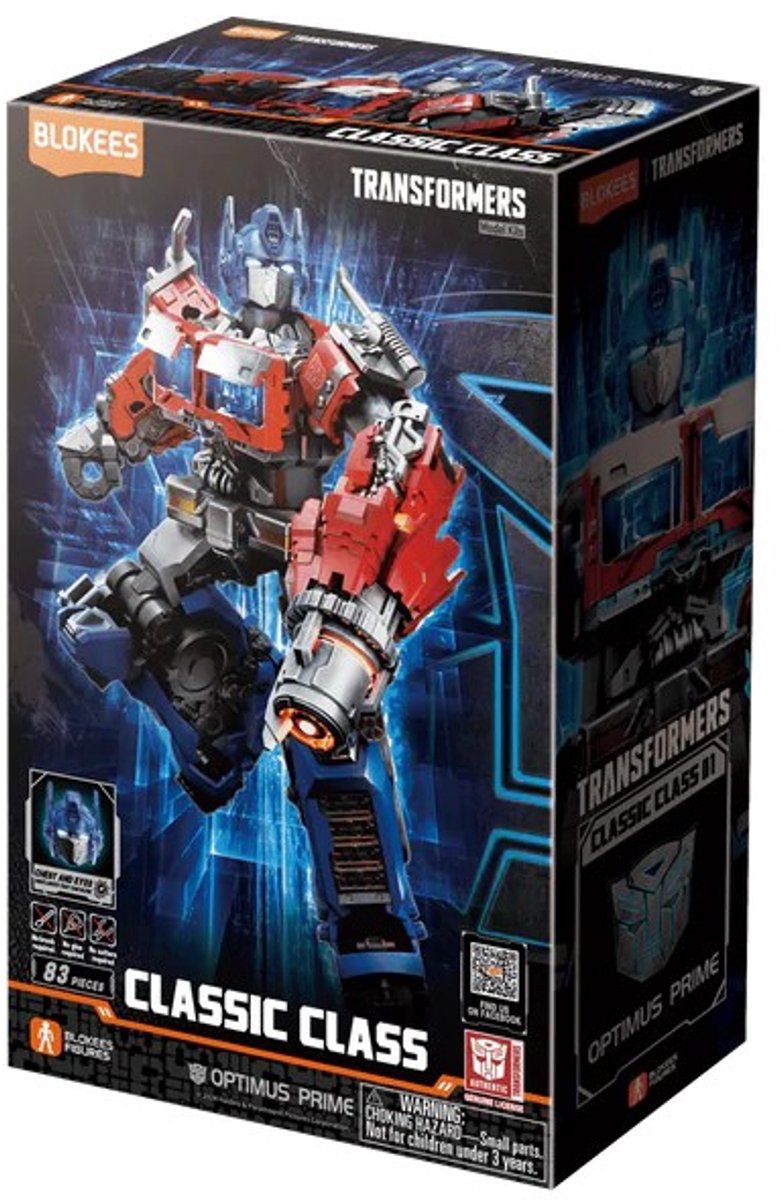 Blokees Transformers Blokees Plastic Model Kit Classic Class 01 Optimus Prime Model Kits