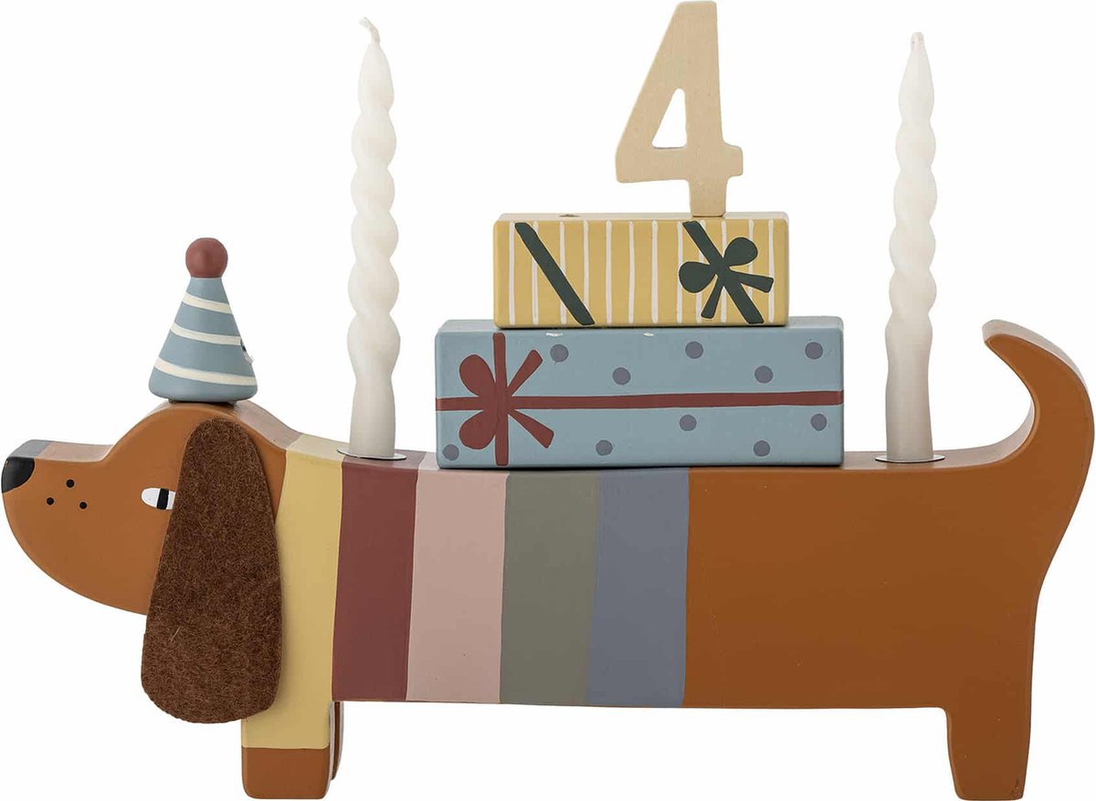 Bloomingville Verjaardagsdecoratie Charlie Teckel