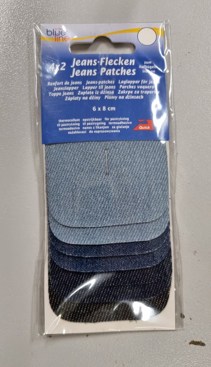 Kleiber - kniestukken jeans mini.