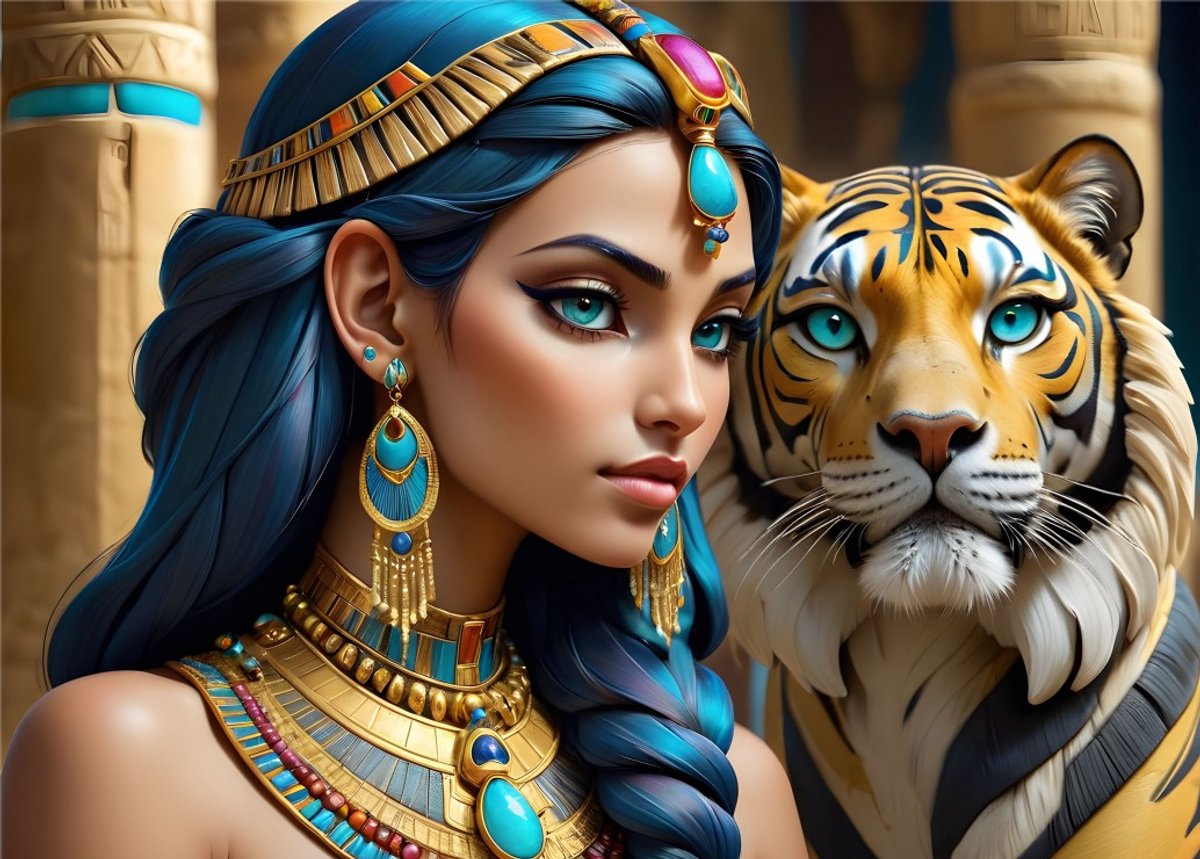 Bluebird Puzzle Egyptian Friendship - Teile.