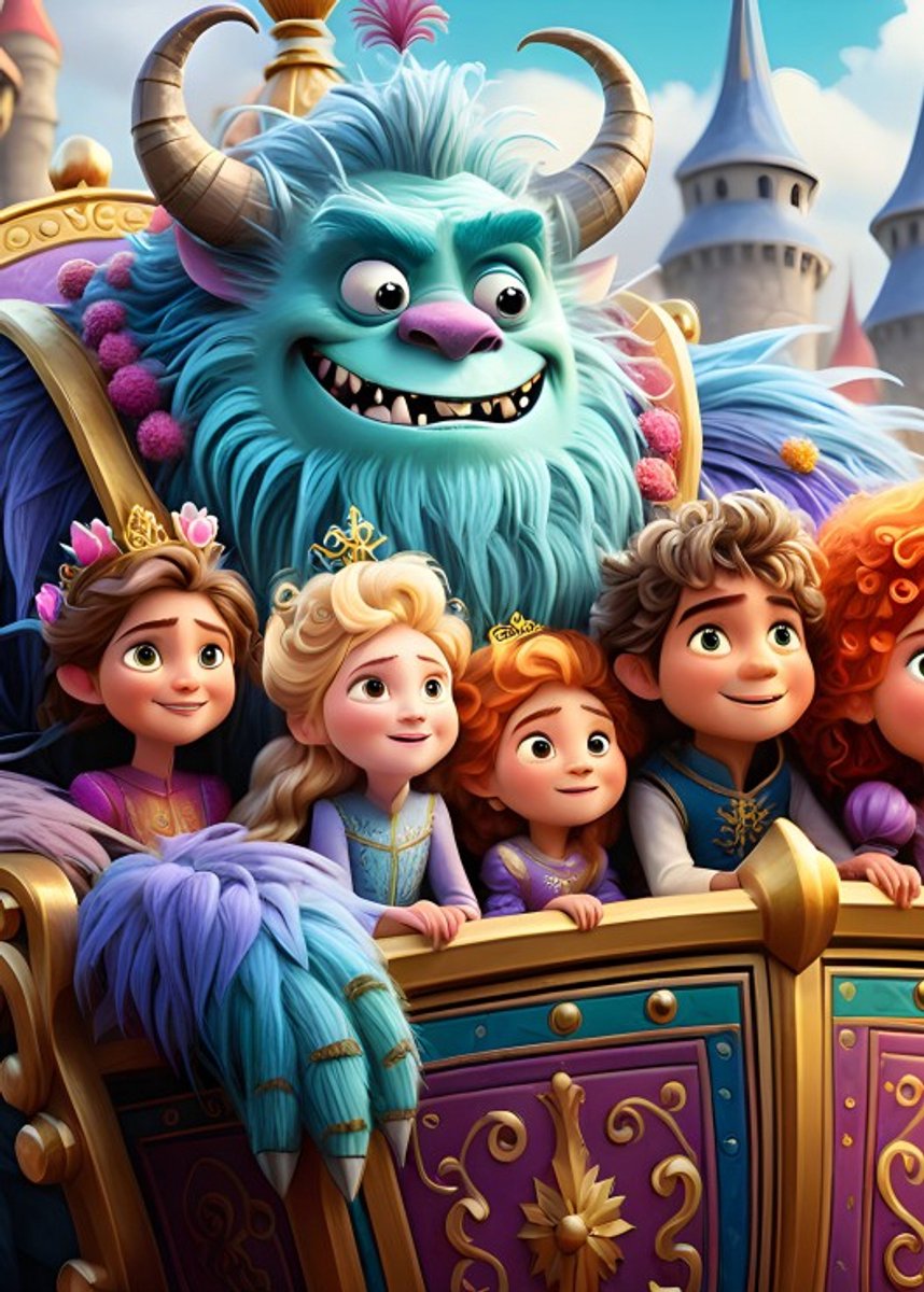 Bluebird Puzzle avontuurlijke puzzel - 104 stukjes kinderpuzzel.