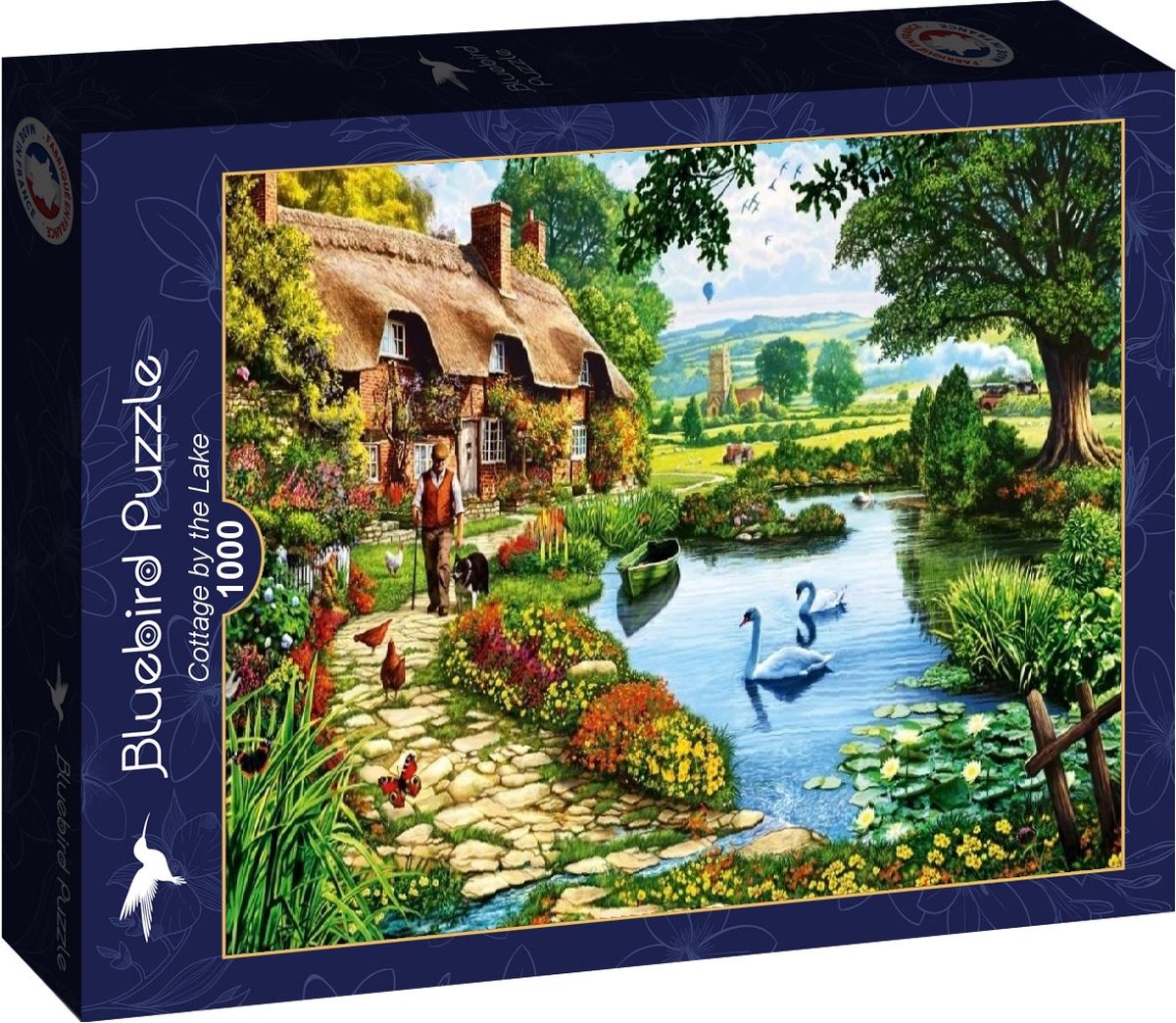 Bluebird Puzzle legpuzzel Cottage by the Lake - 1000 stukjes.