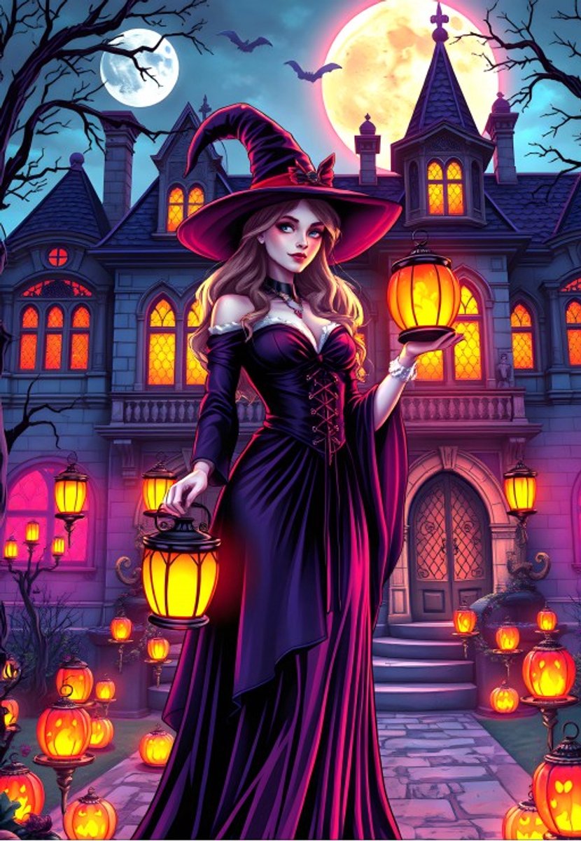 Bluebird Puzzle legpuzzel Midnight at the Manor - 1000 stukjes puzzel.