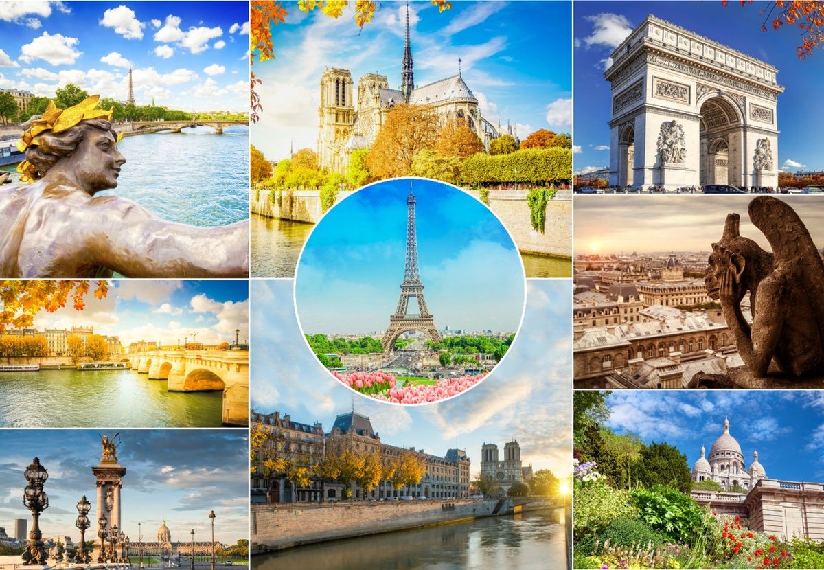 Bluebird Puzzle legpuzzel Promenade à Paris - 1000 stukjes puzzel.