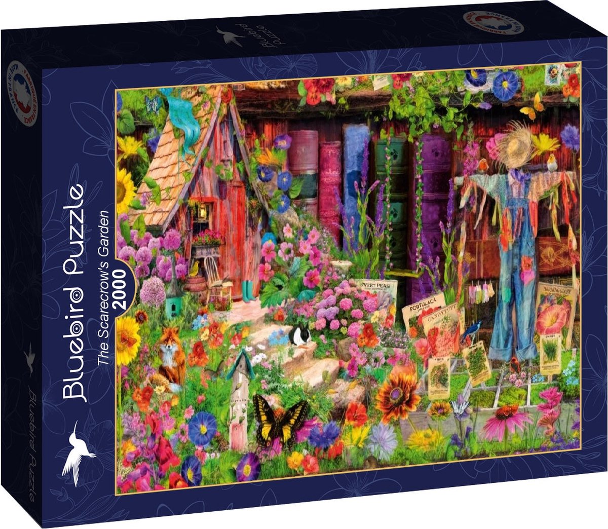 Bluebird Puzzle legpuzzel The Scarecrows Garden - 2000 stukjes tuin.