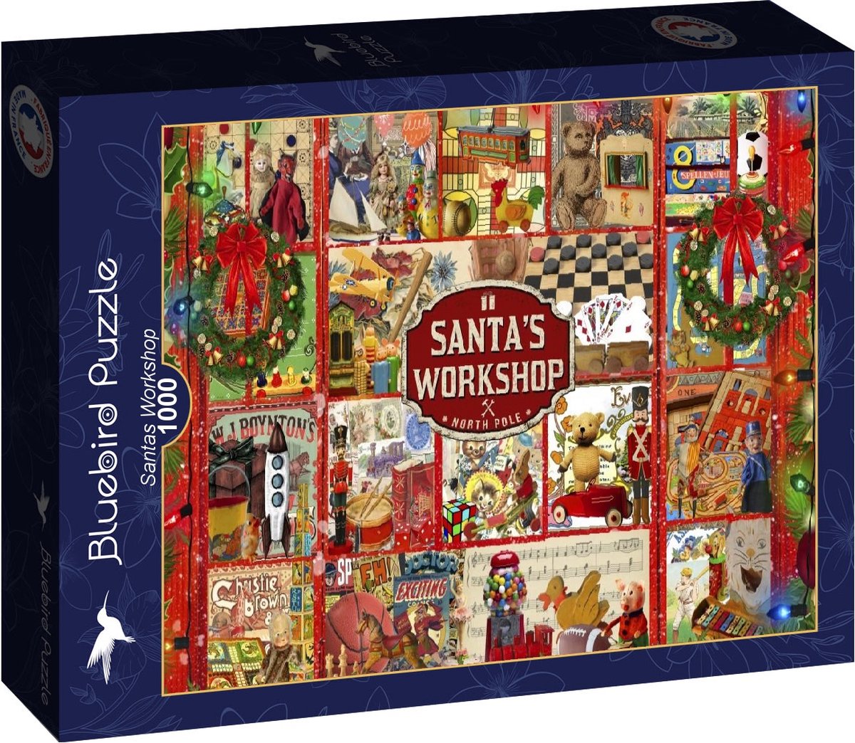 Bluebird puzzel Santas Workshop - 1000 stukjes.