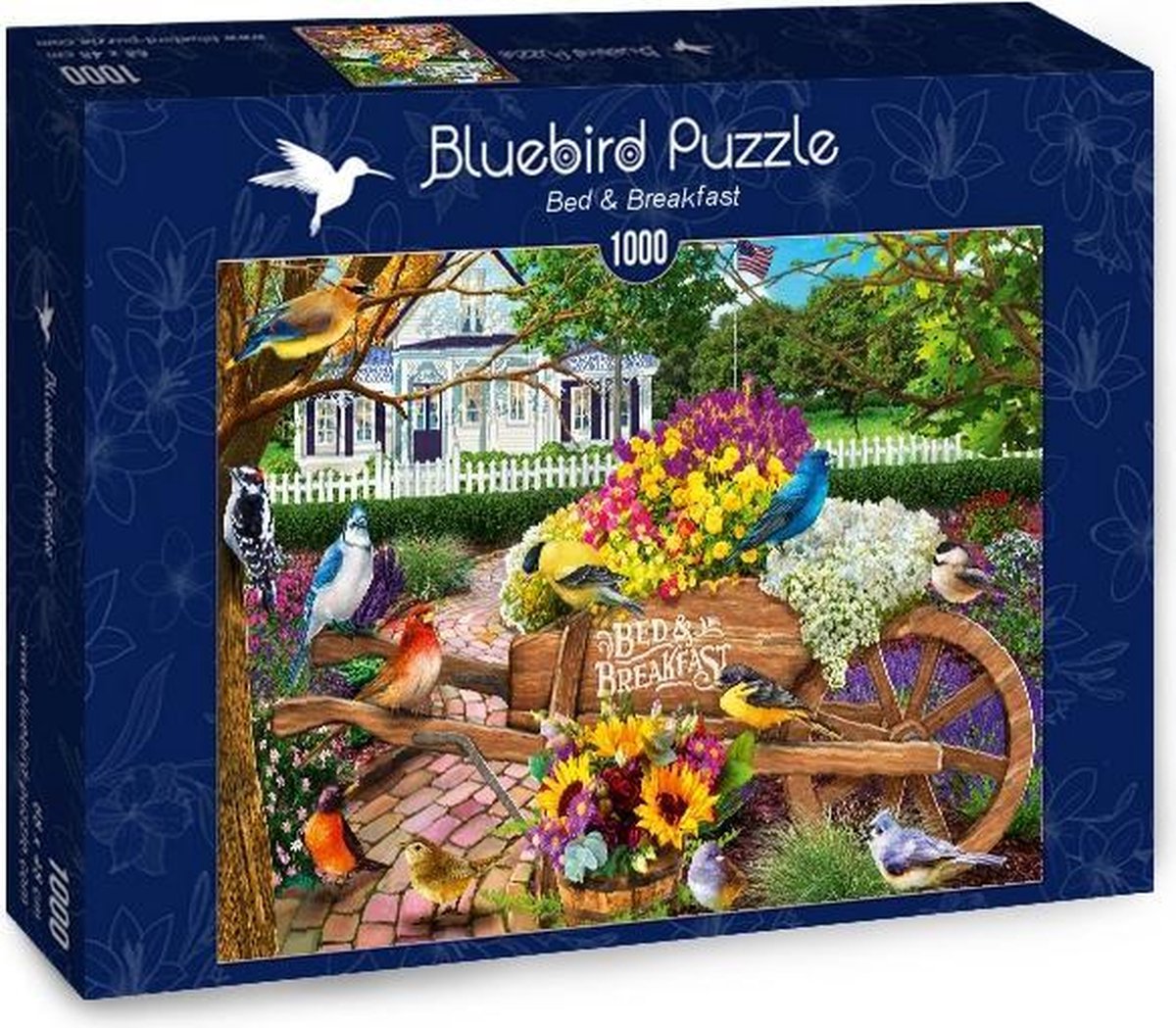 Bed & Breakfast - Blue Bird legpuzzel - 1000 stukjes