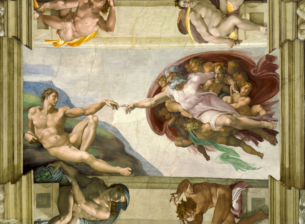   Michelangelo - The creation of Adam -  Puzzel 4000 stukjes