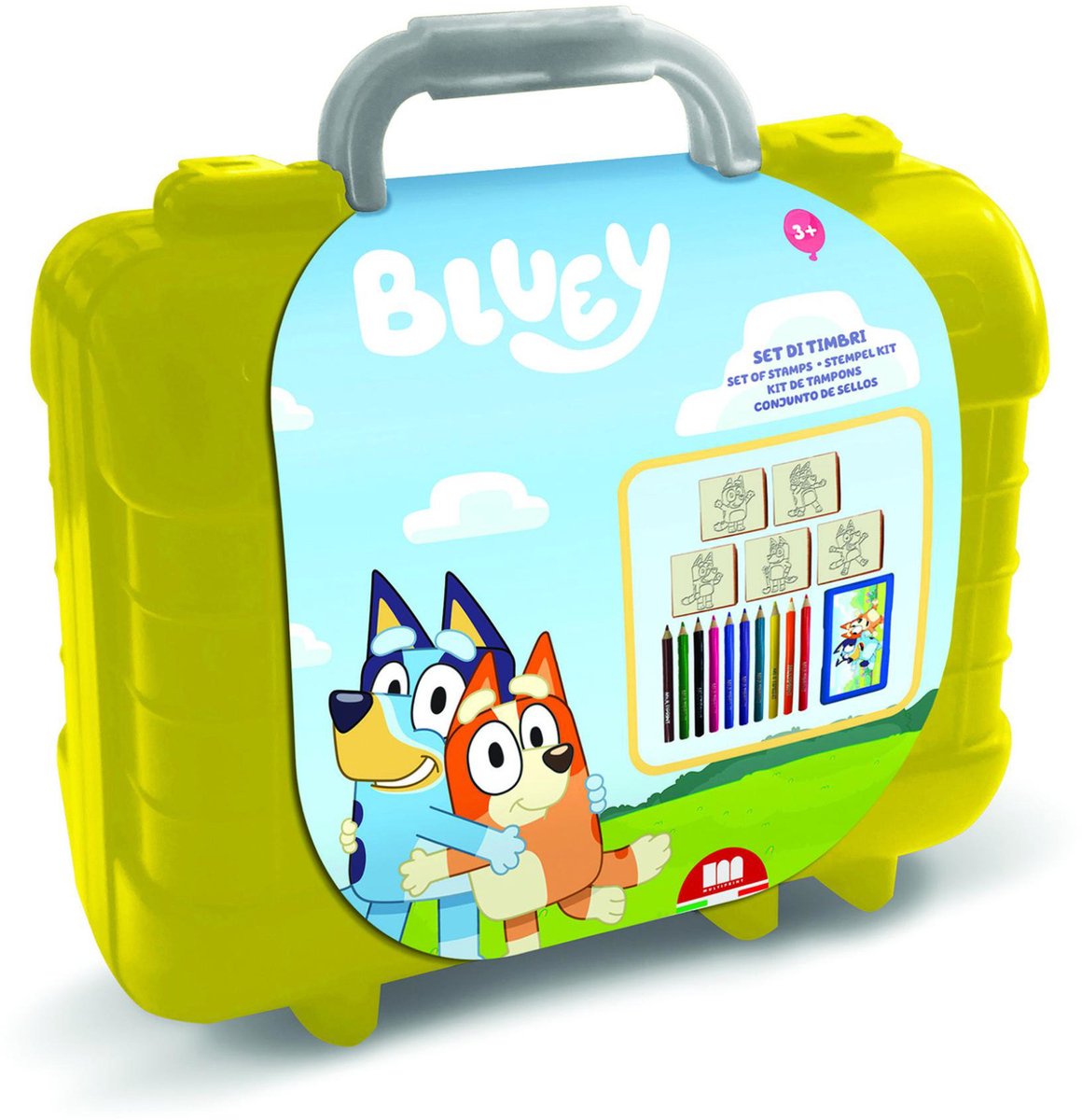 Bluey Kleuren Stempel Kofferset