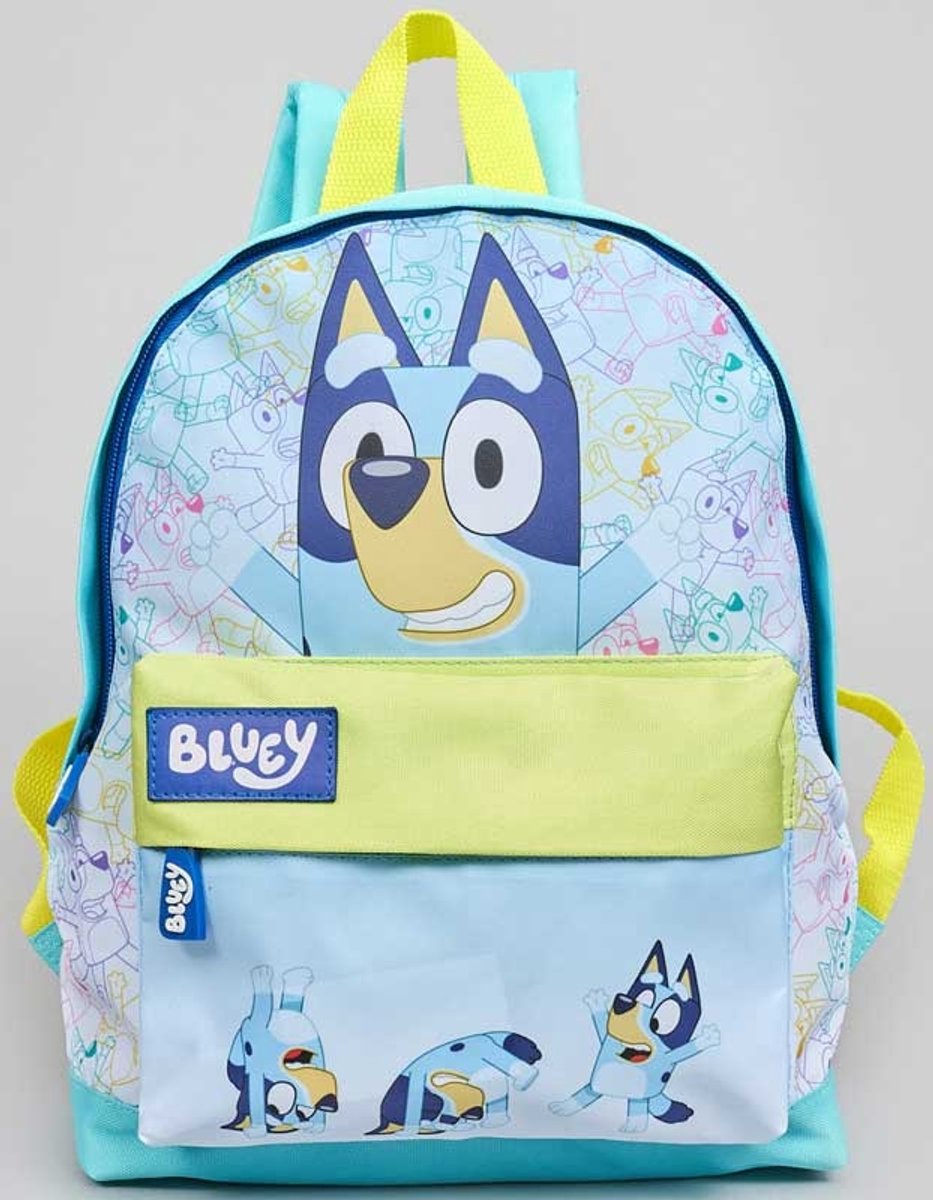 Bluey rugzak kind polyester cartoon print 30 cm - Bluey rugzak.