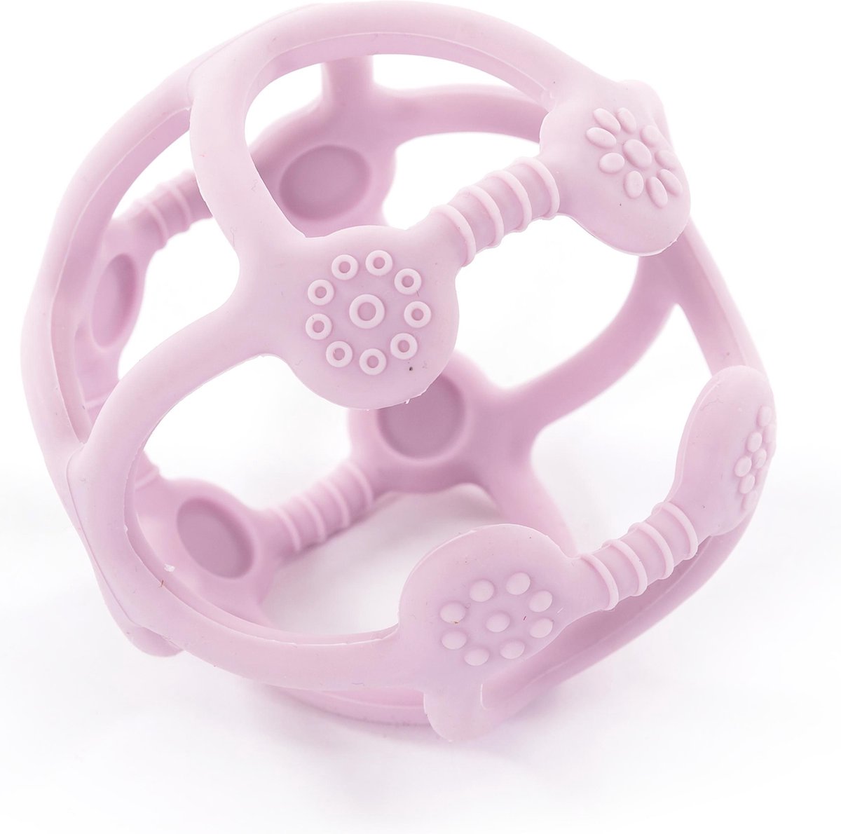Bo Jungle B-Ball Silicone Bal - Grijpspeelgoed - Pastel Pink