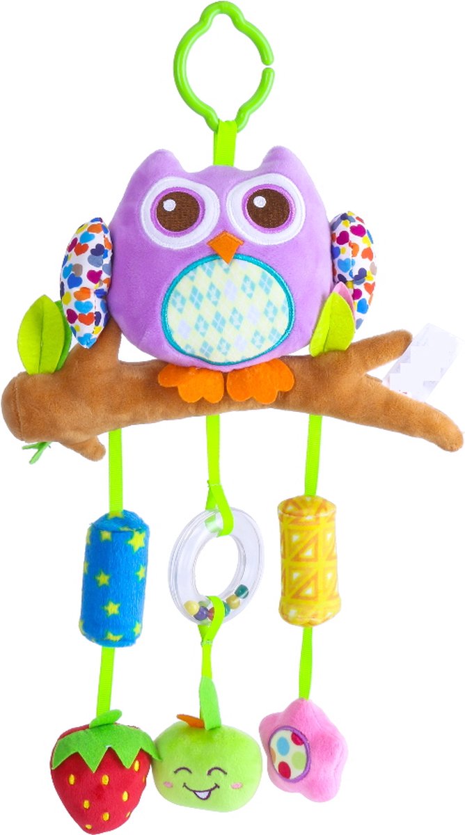 Bo Jungle B-Hang On Toy Chime Owl Hangspeeltje B926100