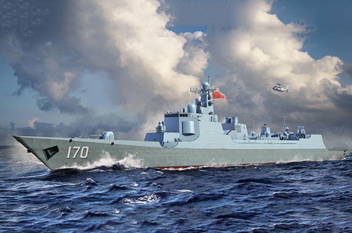 Boats PLA Navy Type 052C Destroyer