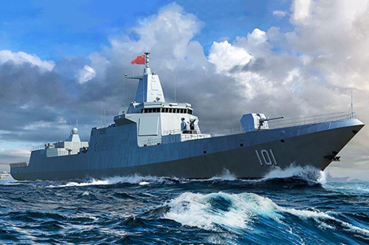 Boats PLA Navy Type 055 Destroyer