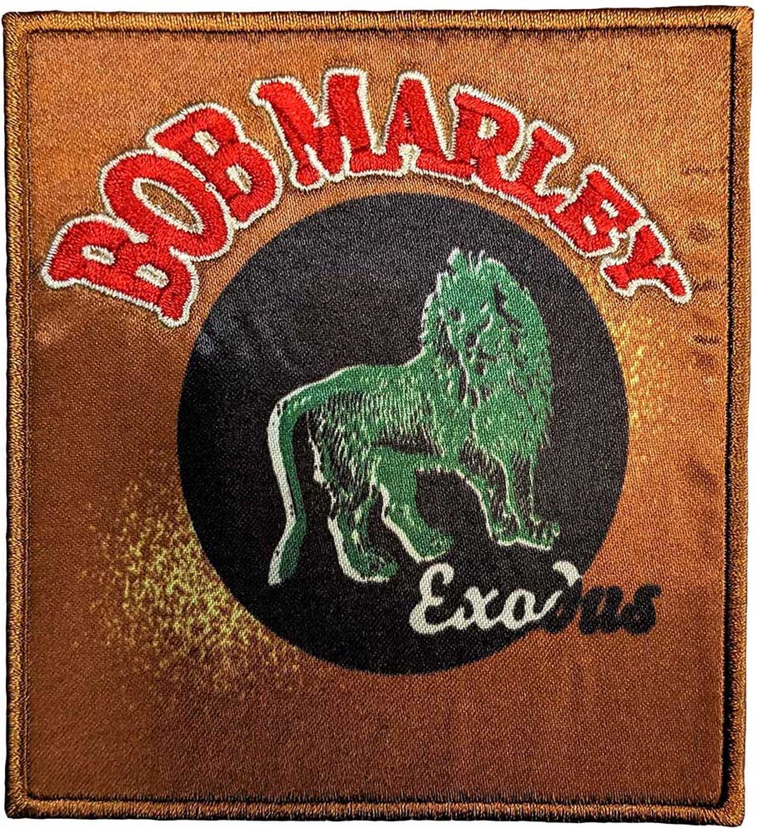 Bob Marley - Exodus Lion Patch - Oranje