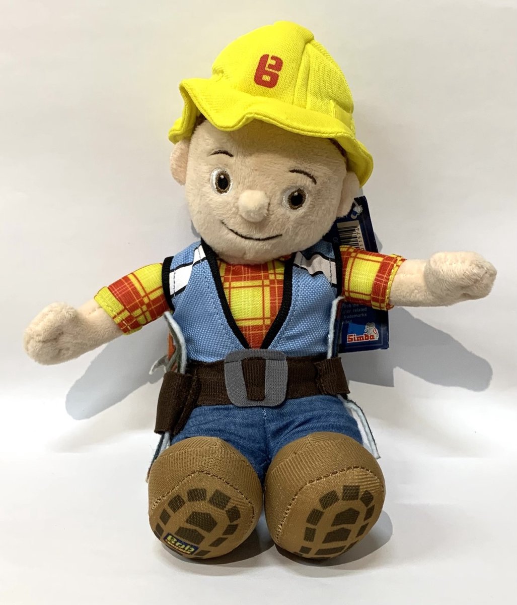 Bob the Builder - Bob de Bouwer knuffel - pluche - 25 cm