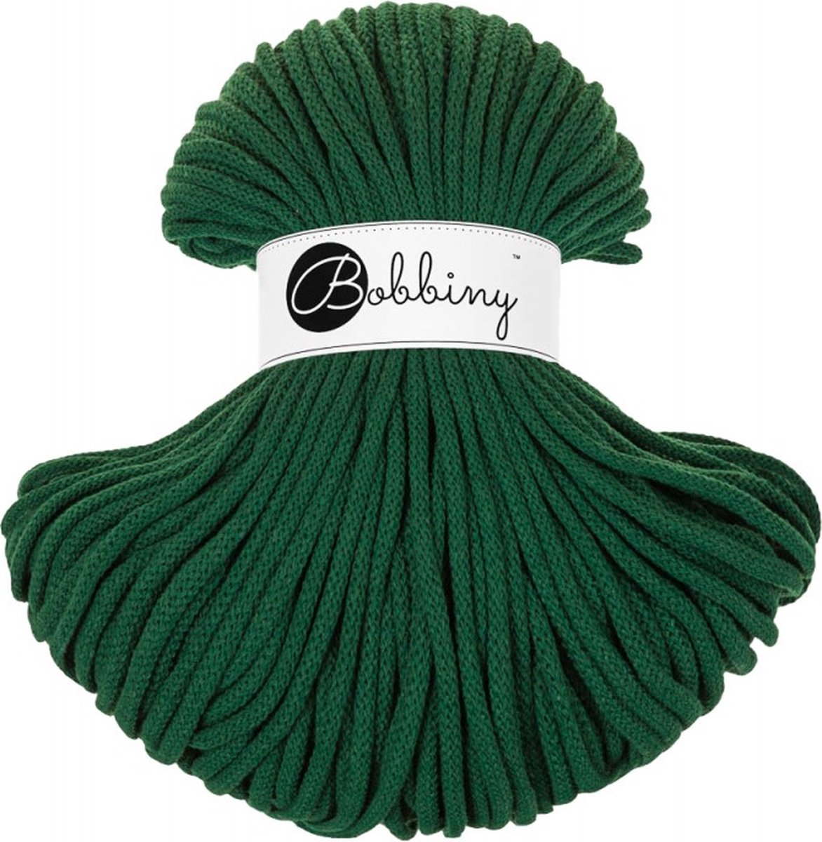 Bobbiny Junior 3mm PINE GREEN (donker groen)