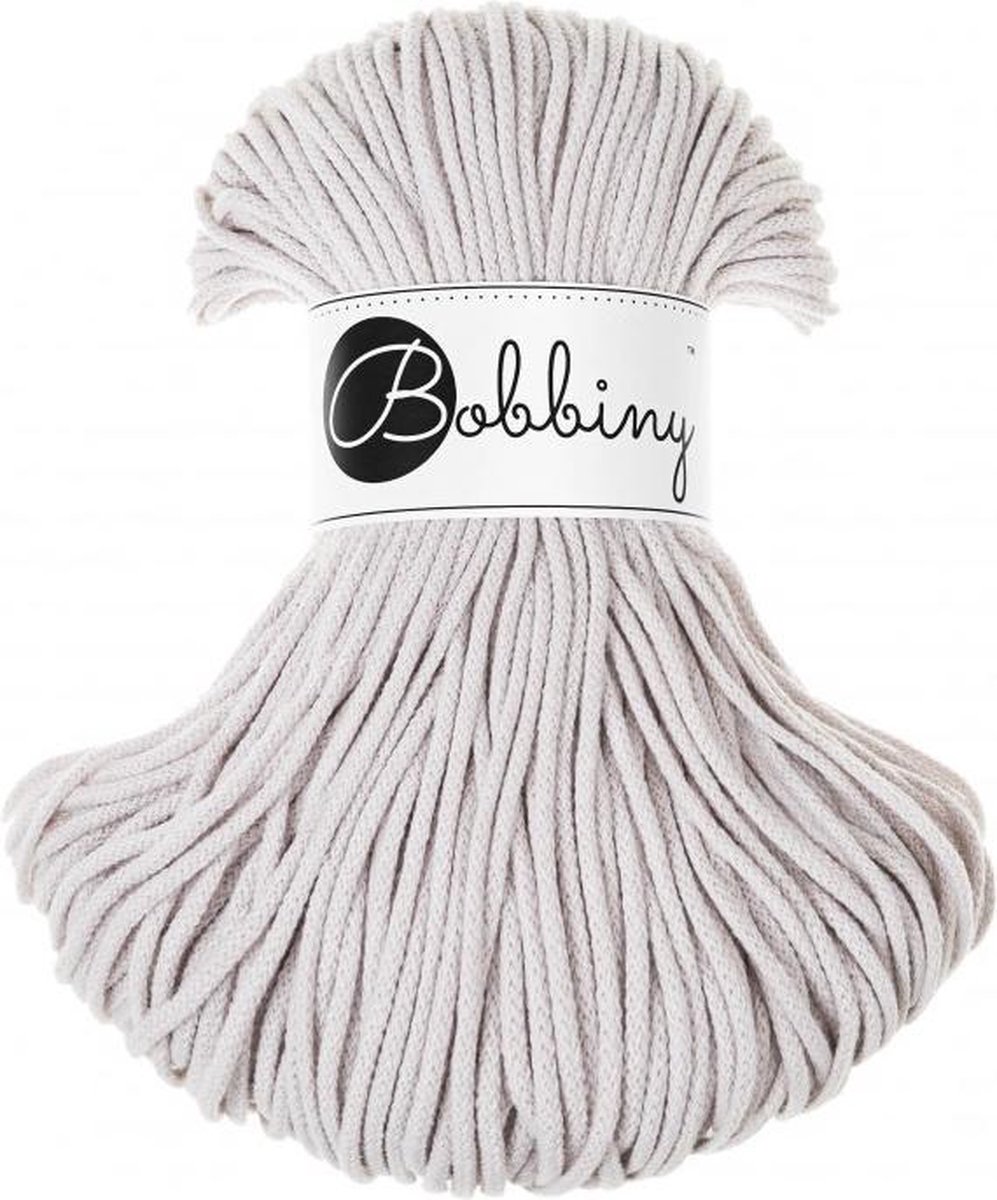 Bobbiny Junior Moonlight (gebroken wit) 3mm garen