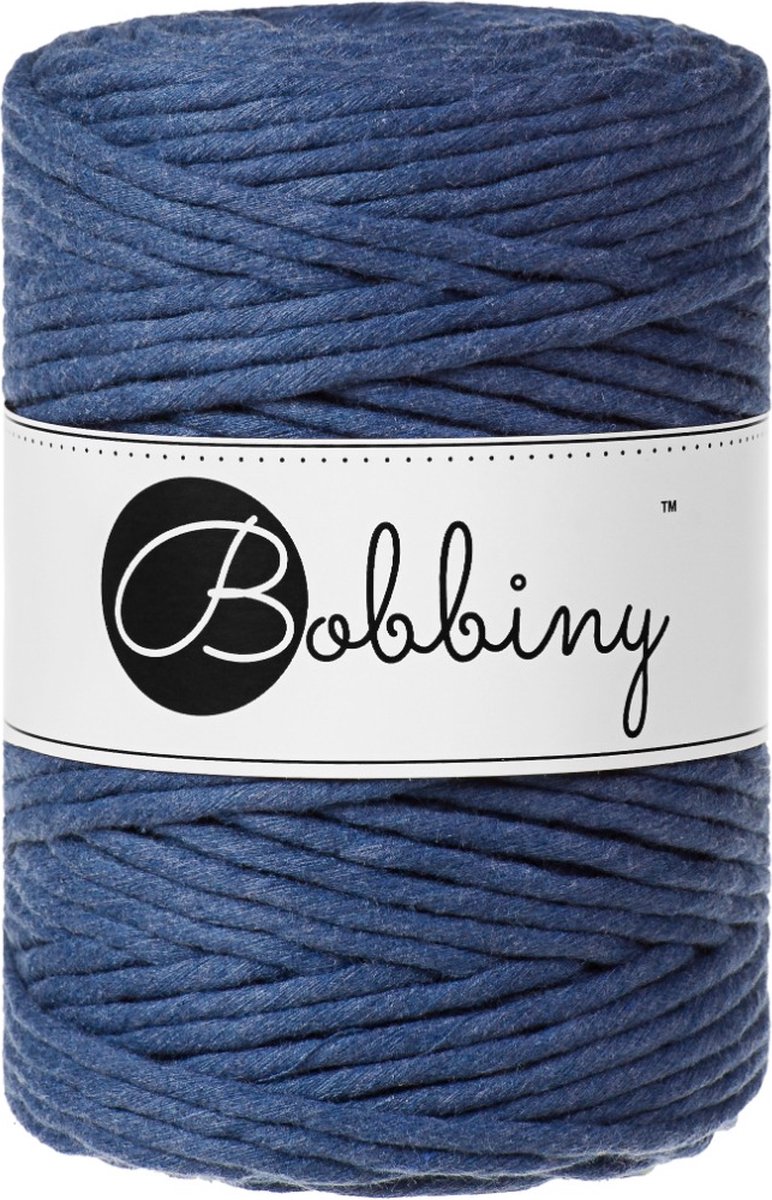 Bobbiny Macrame 5 mm - Jeans