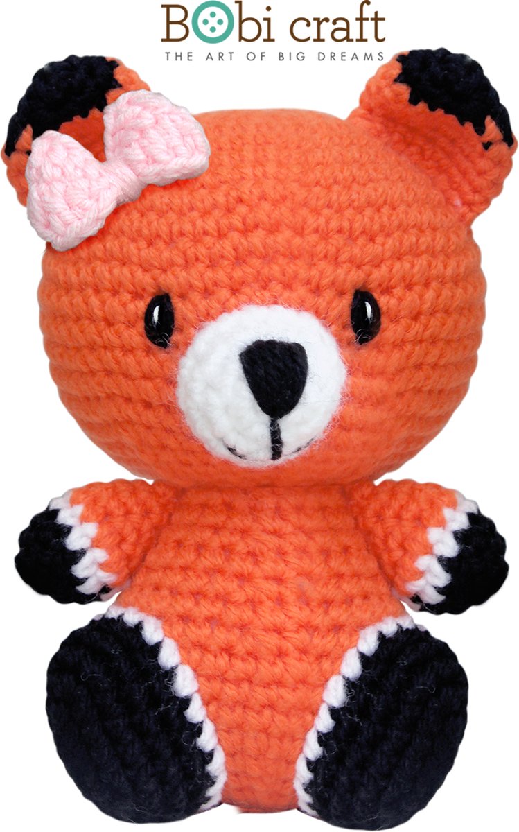 Bobi craft Mini Foxxie - Knuffel vos 16cm