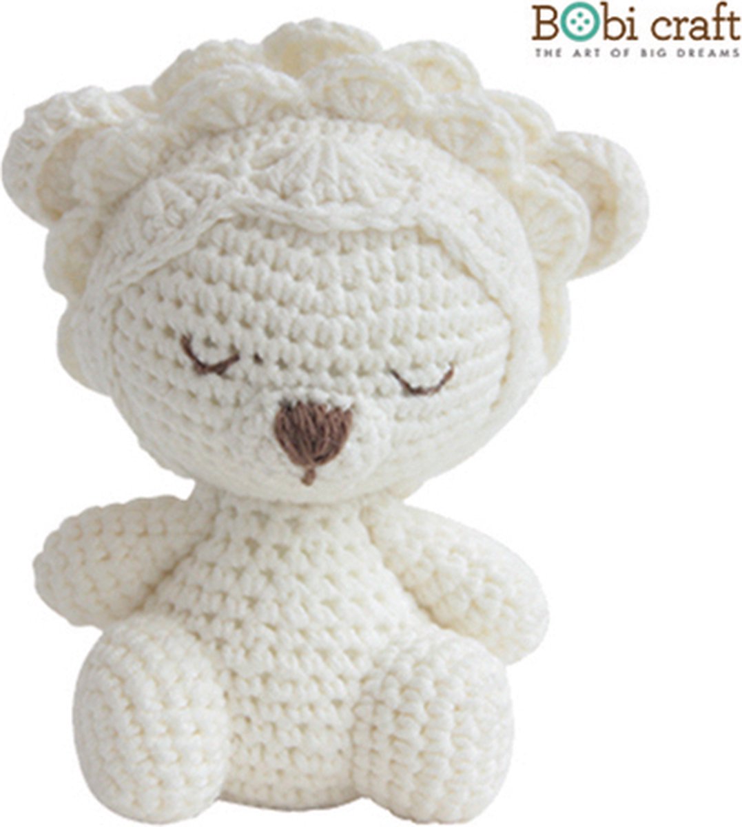 Bobi craft Mini Leo The Softie - Knuffel leeuw 15cm