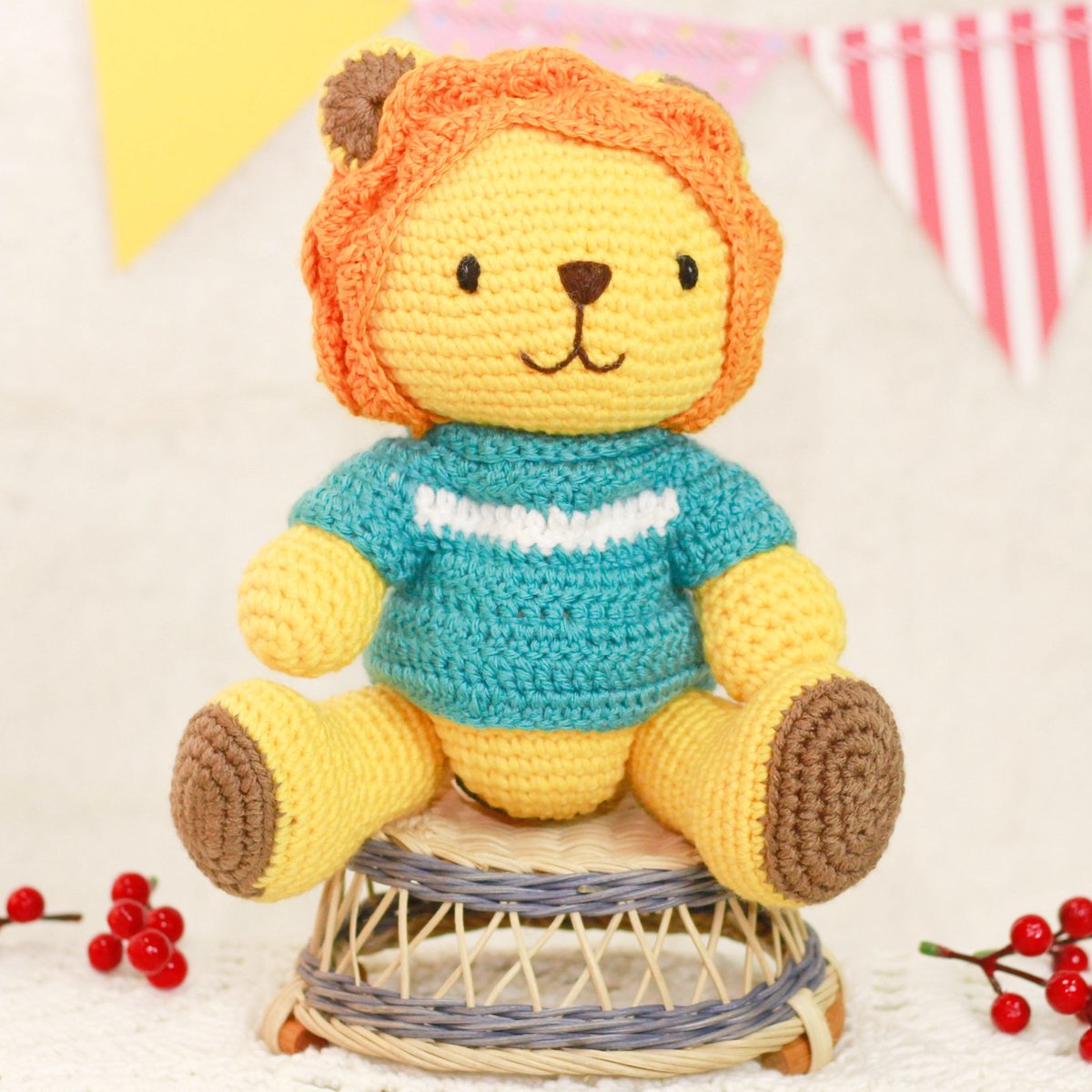 Bobi craft The Lively Leo - Knuffel leeuw 23cm