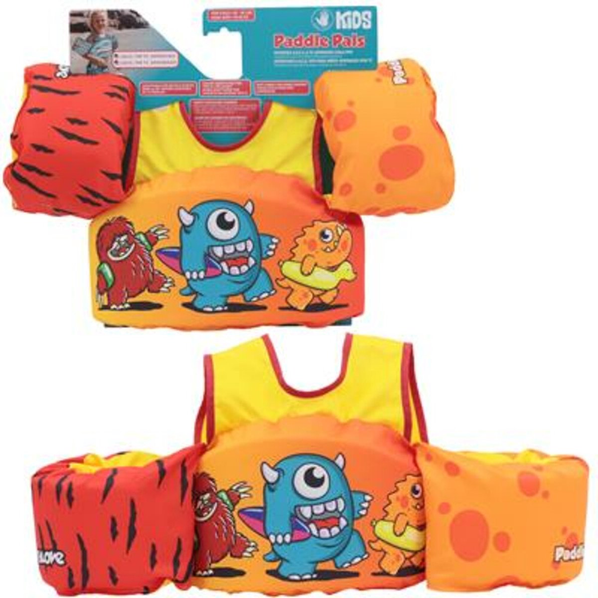 Body Glove Paddle Pal 3-6 Jaar Monsters