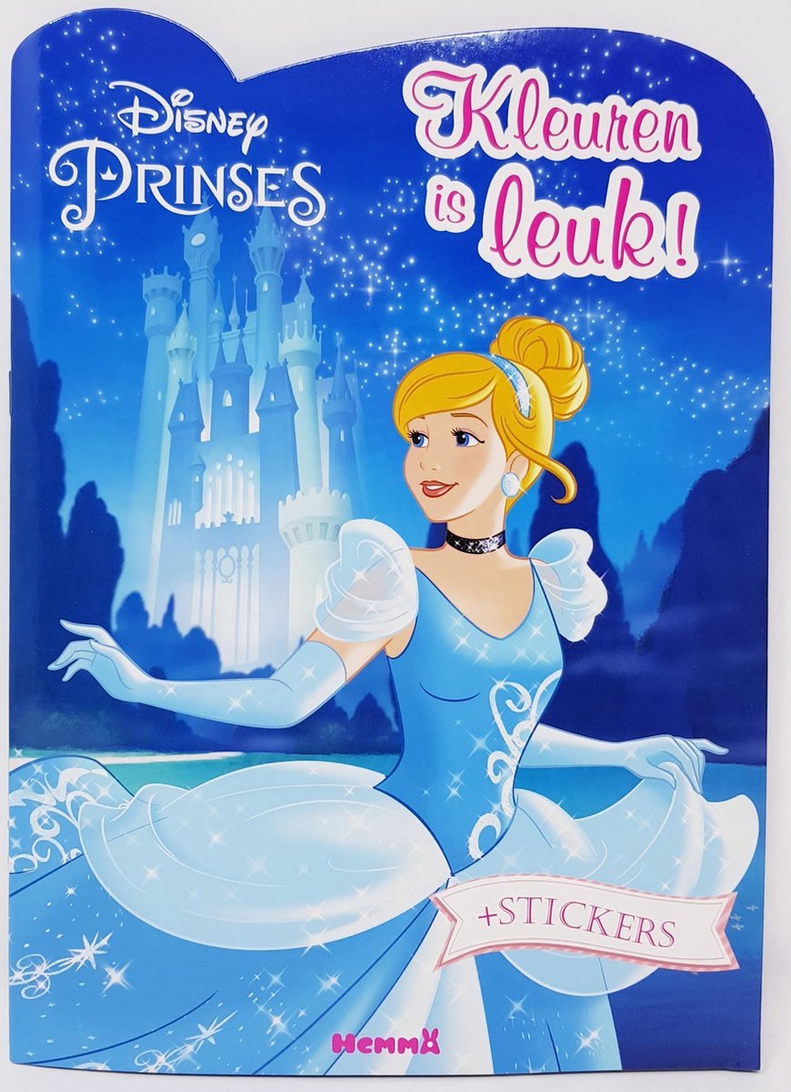 DISNEY PRINCESS KLEUREN IS LEUK! MET STICKERS
