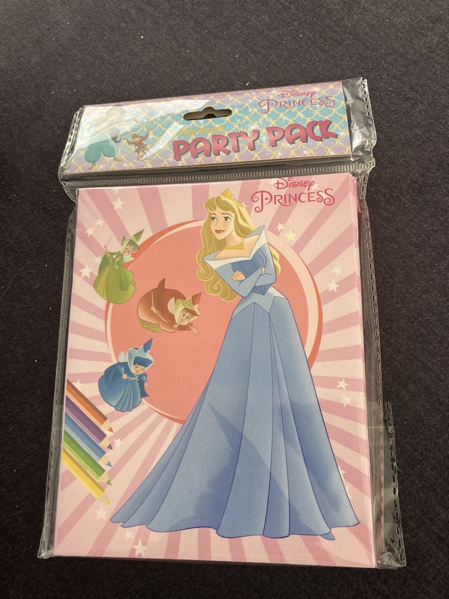 Party kleurboekjes 6 stuks - Disney Prinses