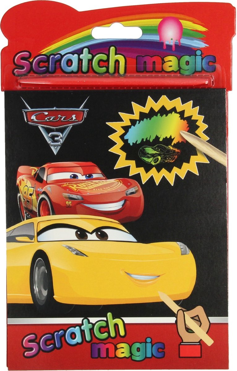 Walt Disney Magic Scratch Blok - Cars