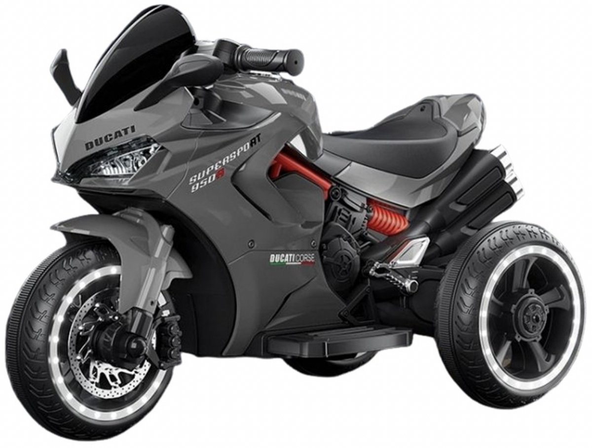 Elektrische kindermotor - 6V - 3-wiel - met geluid & licht – in 5 kleuren