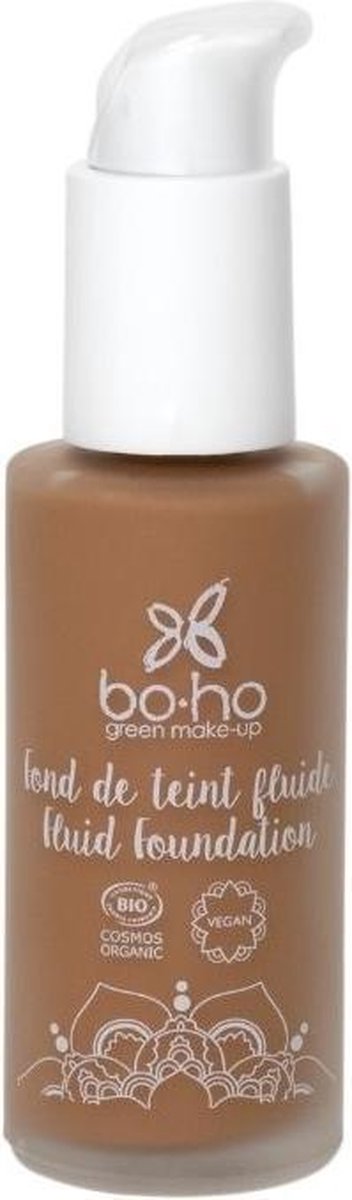 Boho green makeup Liquid foundation 08 brun froid 30 ml