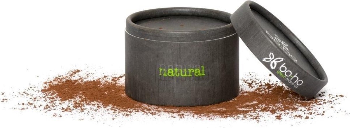 Boho green makeup Mineral loose powder cacao translucide 06 1 Stuks