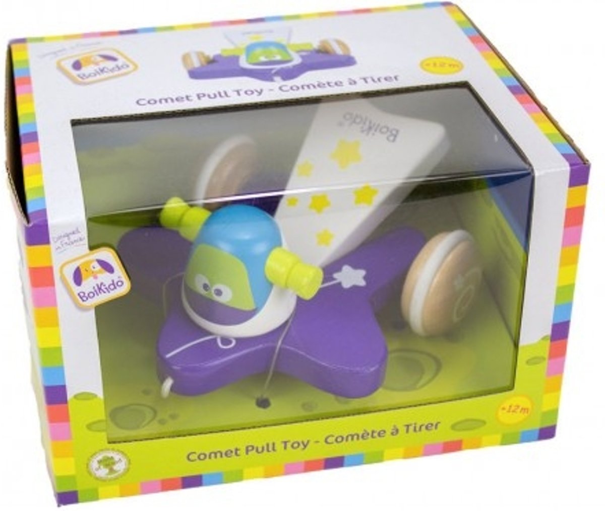 Boikido Houten speelgoed trekfiguur