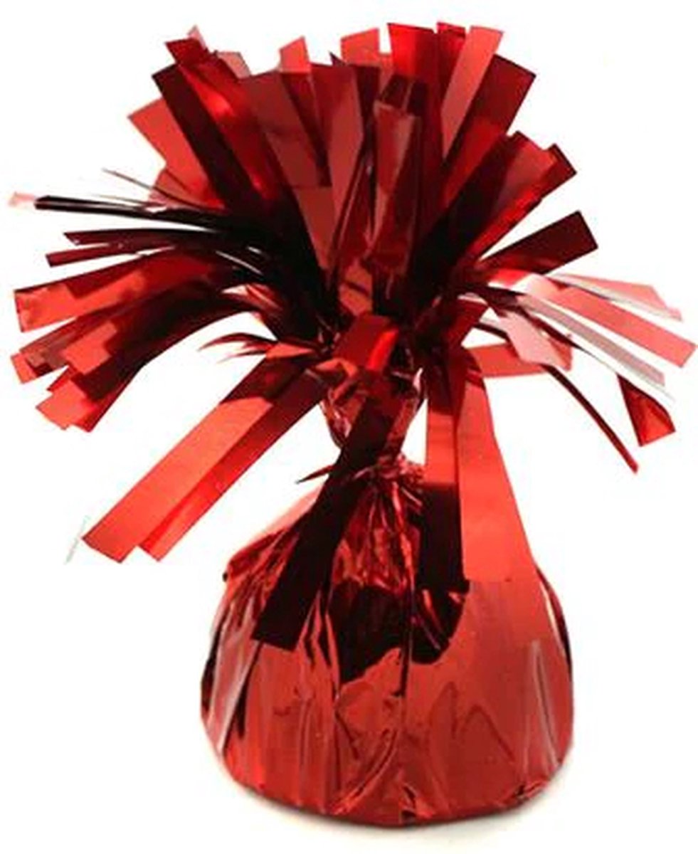 Ballon Gewichtjes Rood - Per stuk - Ballon gewichtjes goedkoop - Gewichtje ballonnen helium -  jes per stuk