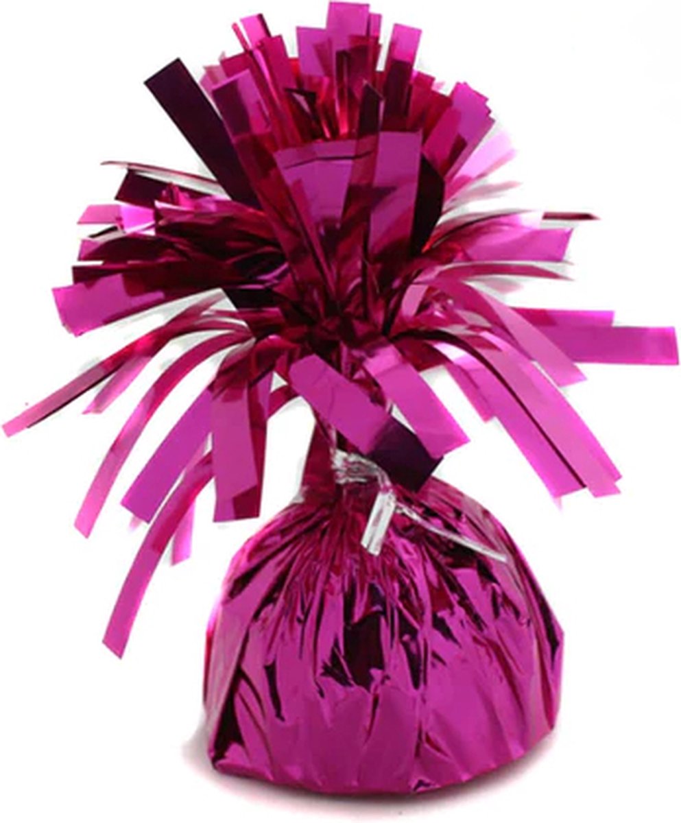 Ballon Gewichtjes Roze - Fuchsia - Per stuk - Ballon gewichtjes goedkoop - Gewichtje ballonnen helium -  jes per stuk