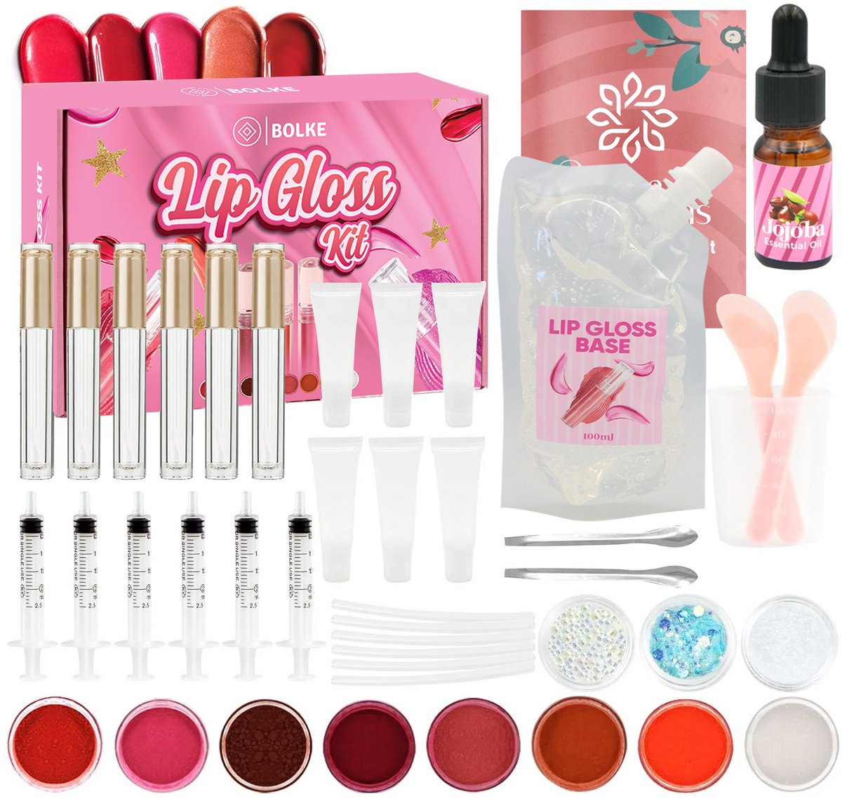  ® - lipgloss - make up kinderen set meisjes - lipgloss maken - make up set voor meisjes - lip gloss - knutselen voor meisjes - maak je eigen lipgloss!