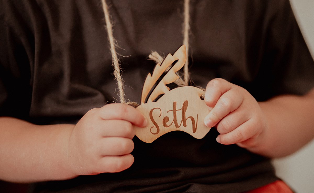 BolleToet - sinterklaasfeest - Ketting houten pieten baret - sint en piet