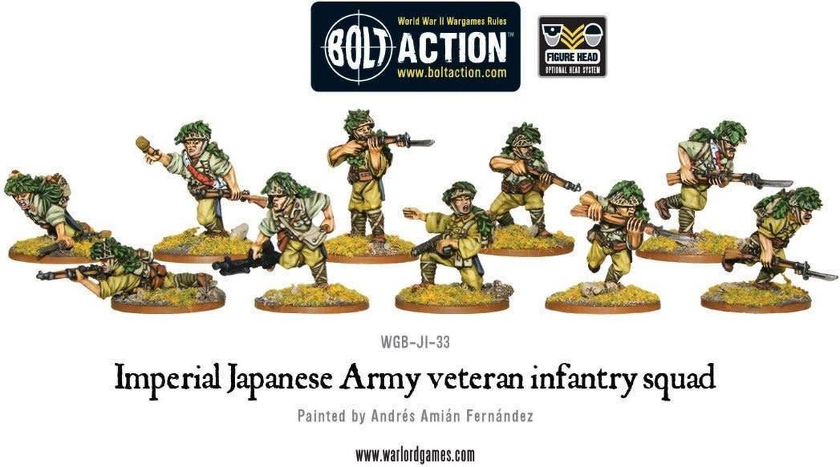 Imperial Japanese Army veteran infantry squad