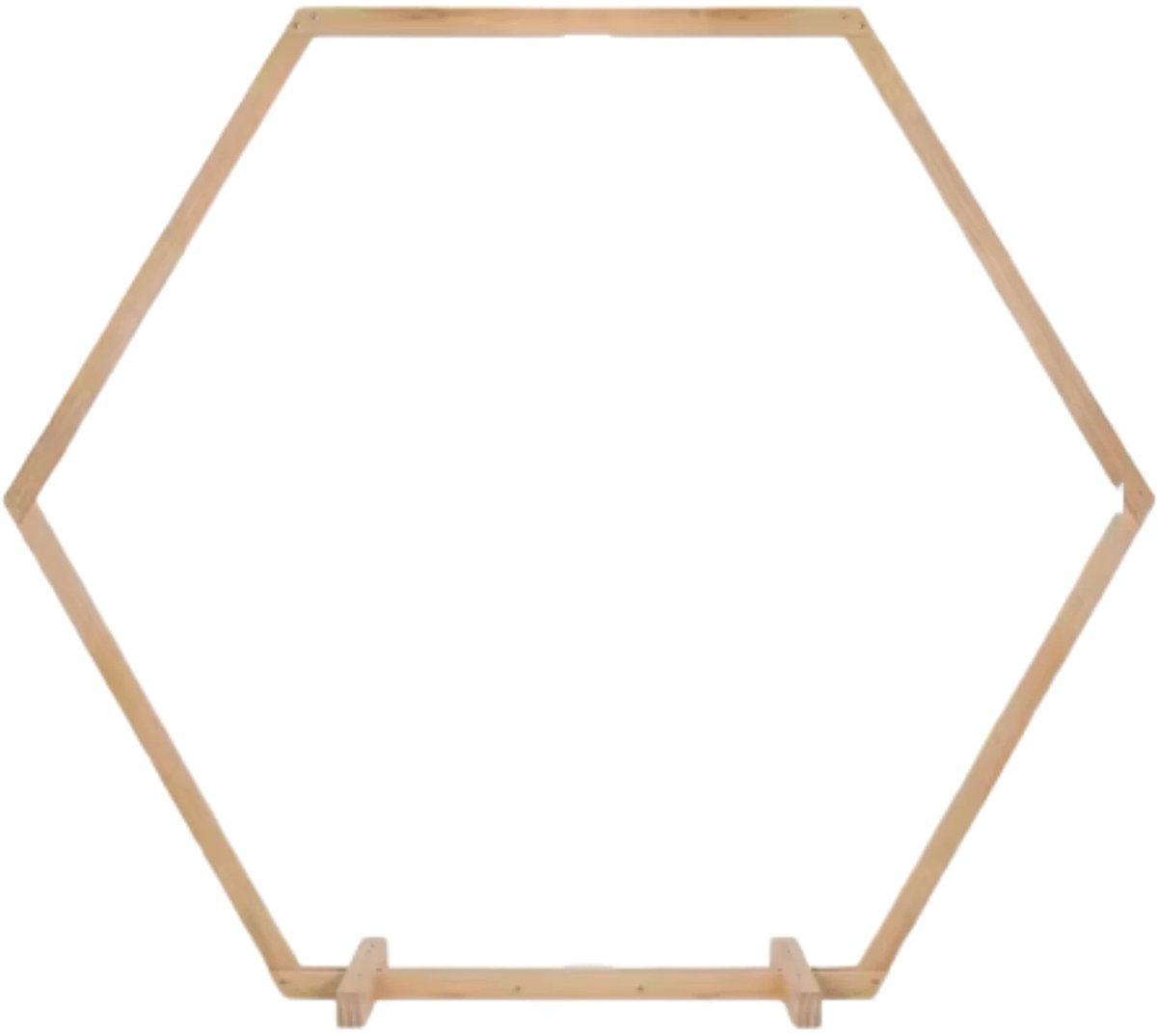 Zeshoekige rozenboog - Voor Bruiloften, ceremonies en feestdecoratie - Decoratie - Backdrop frame - Versiering accessoires - 230cm