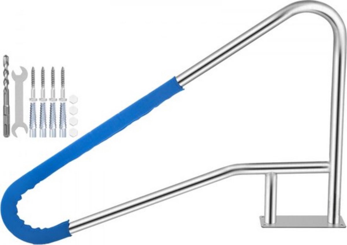 Zwembad Leuningen - RVS Leuning - 137x91,4 cm - Rail Zwembad Afrit tot 113 kg