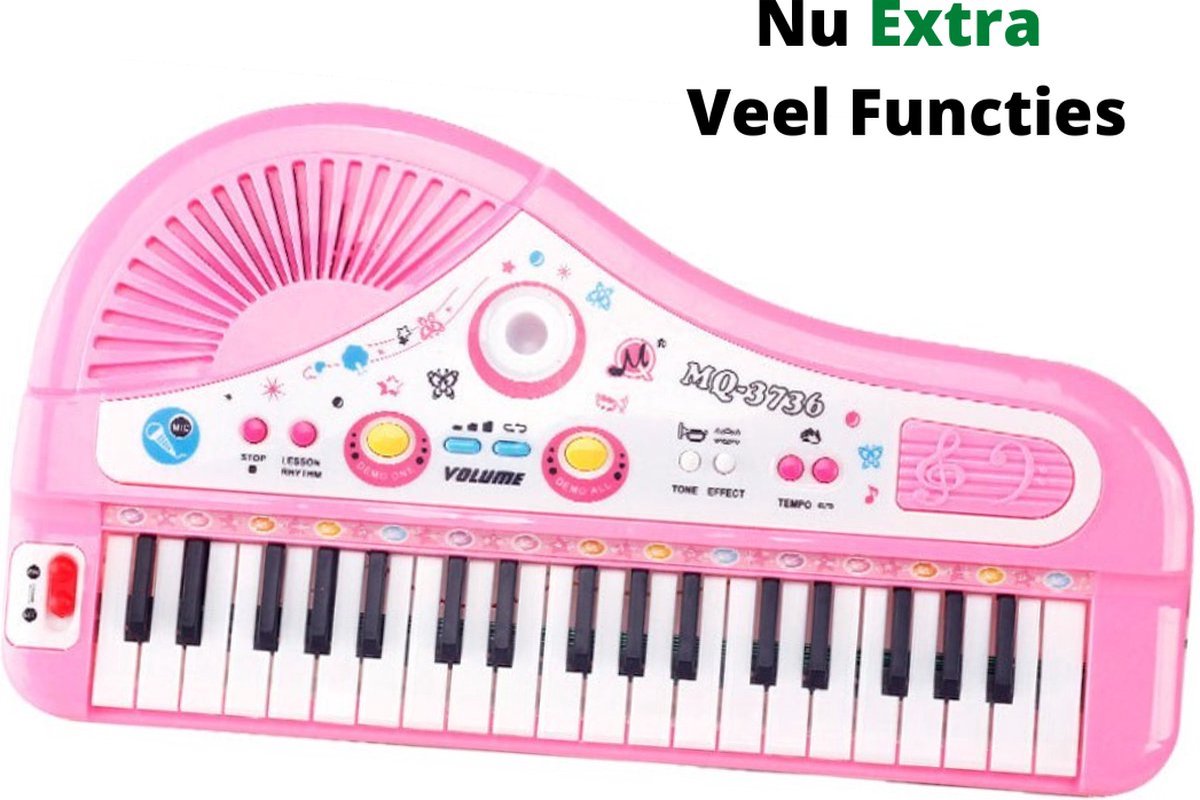 Bolture Kinderpiano - Kinder Keyboard - Roze