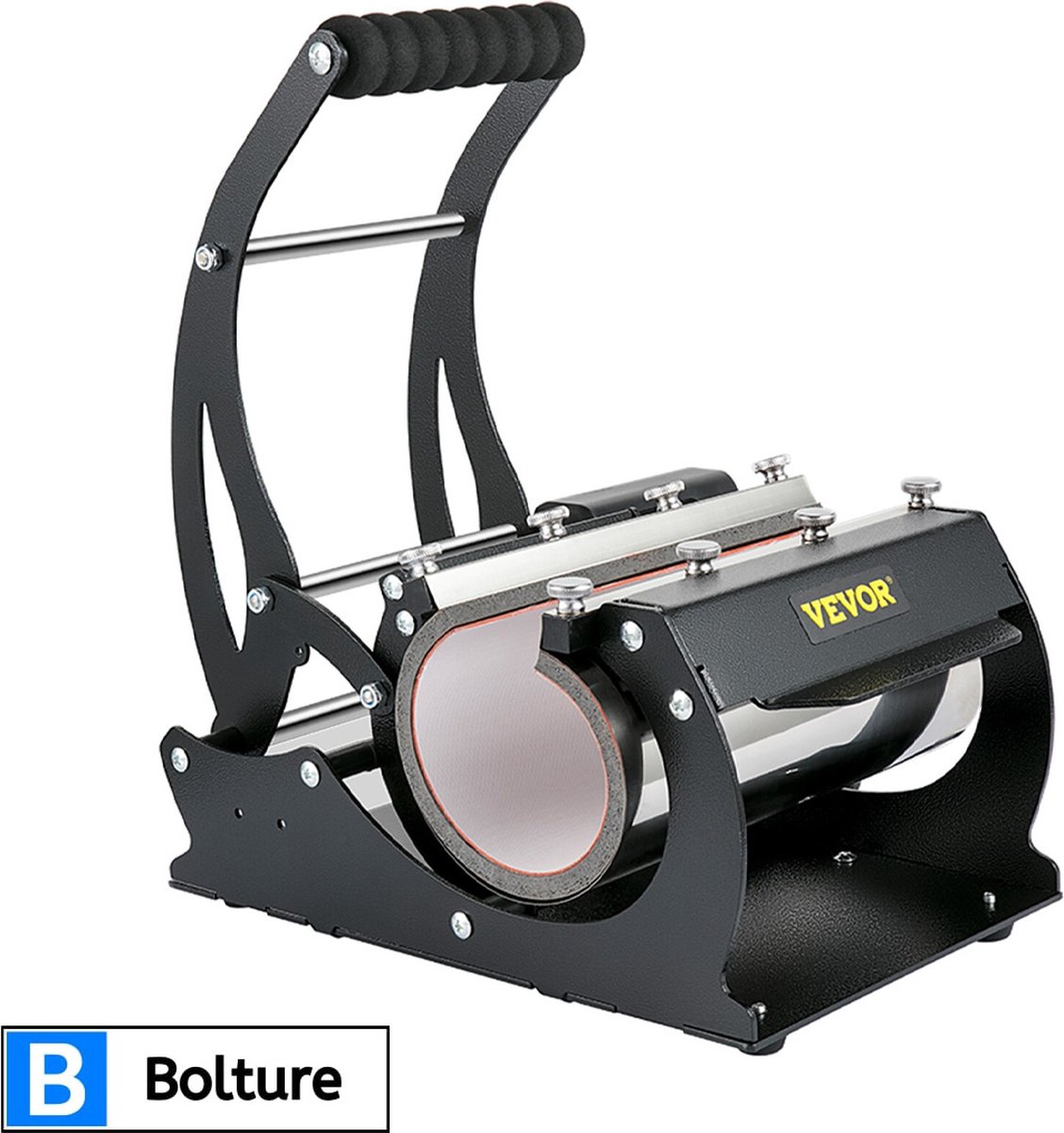 Bolture Mokkenpers - Sublimatie Printer - Heat Press Machine - Drukpers - Warmte Pers - Hittepers - 560W