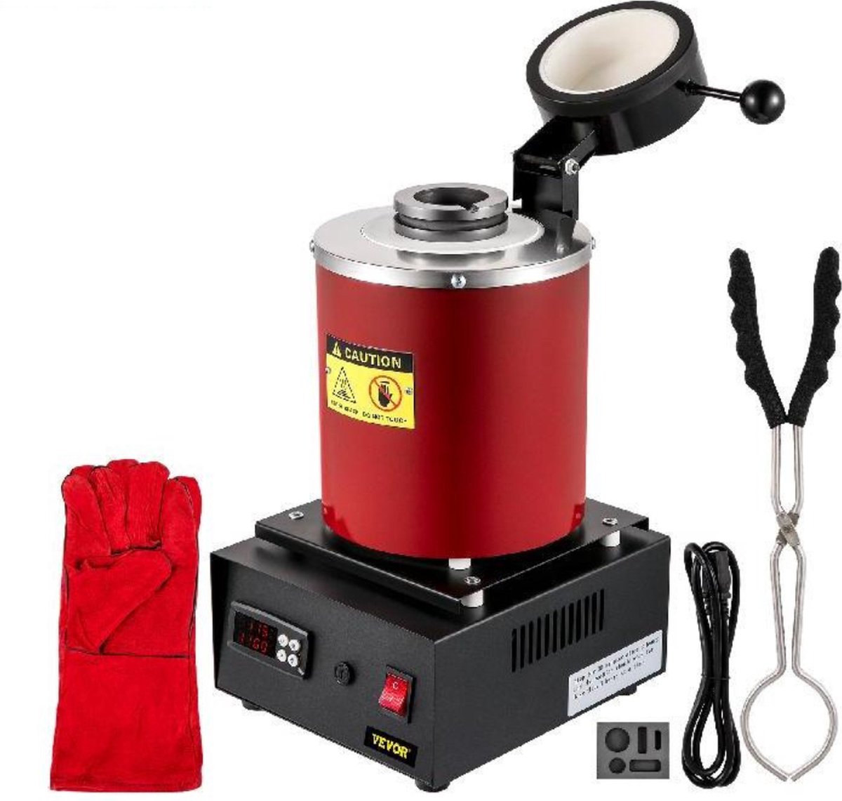 Bolture Smeltoven - Smeedoven - Smeltkroes - Edelmetaal - Elektrisch - Inclusief Volledige Set - 2KG