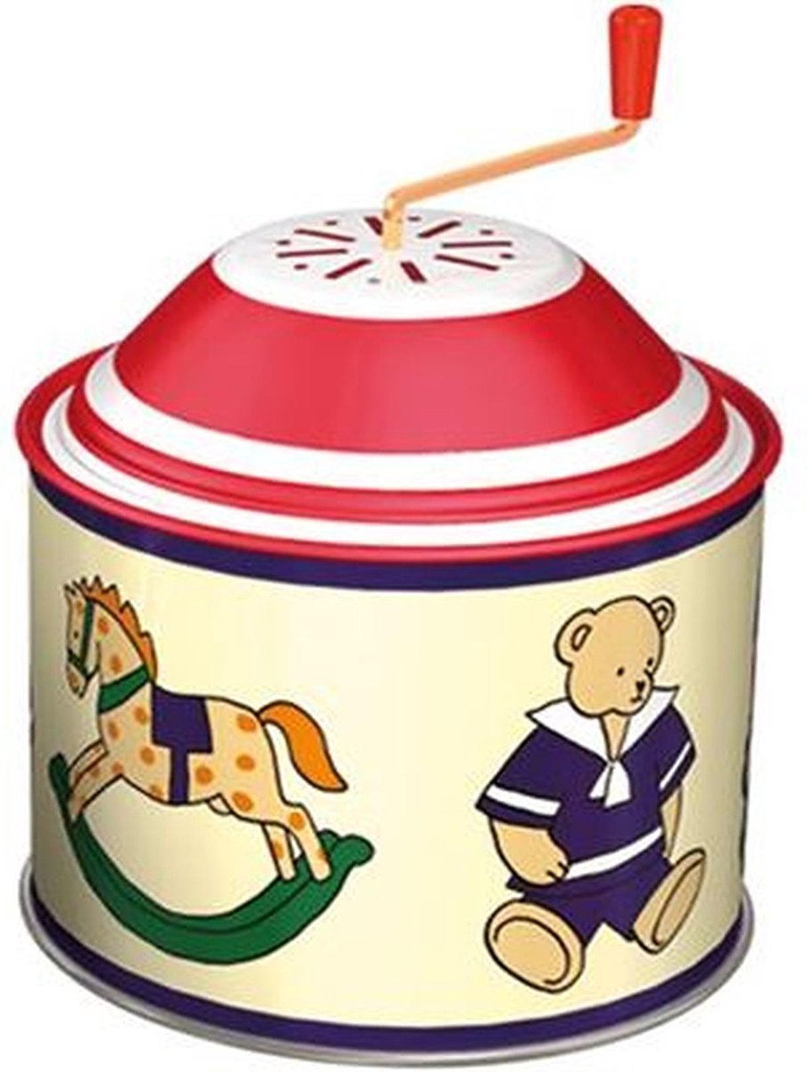 tokkeldoosje Nostalgisch speelgoed Muziek draaidoosje Bolz