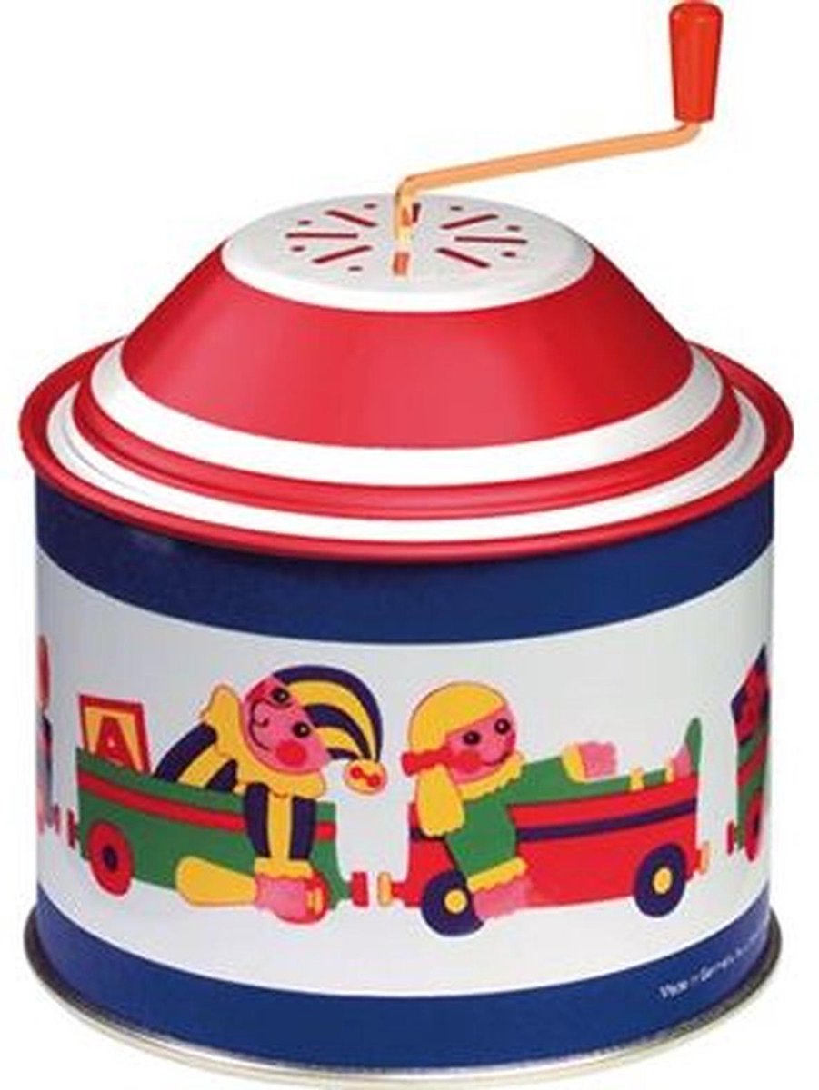tokkeldoosje speelgoedtrein Muziekdraaidoosje Bolz