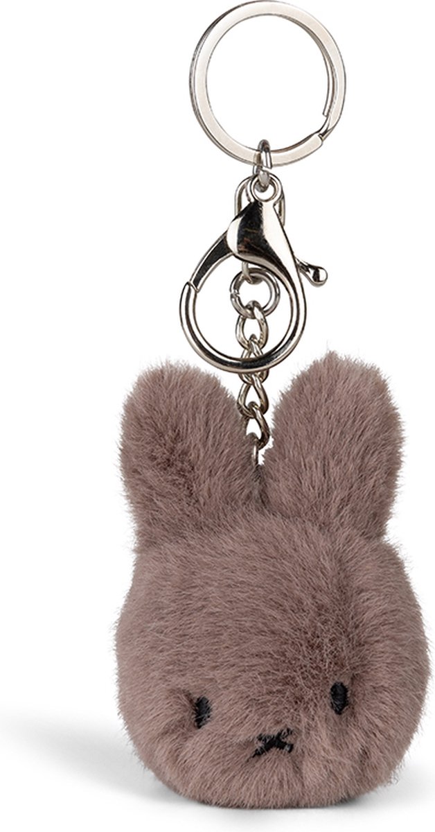 Bon Ton Toys Nijntje - ECO Fuzzy Keychain Taupe - 6 cm - 2.5